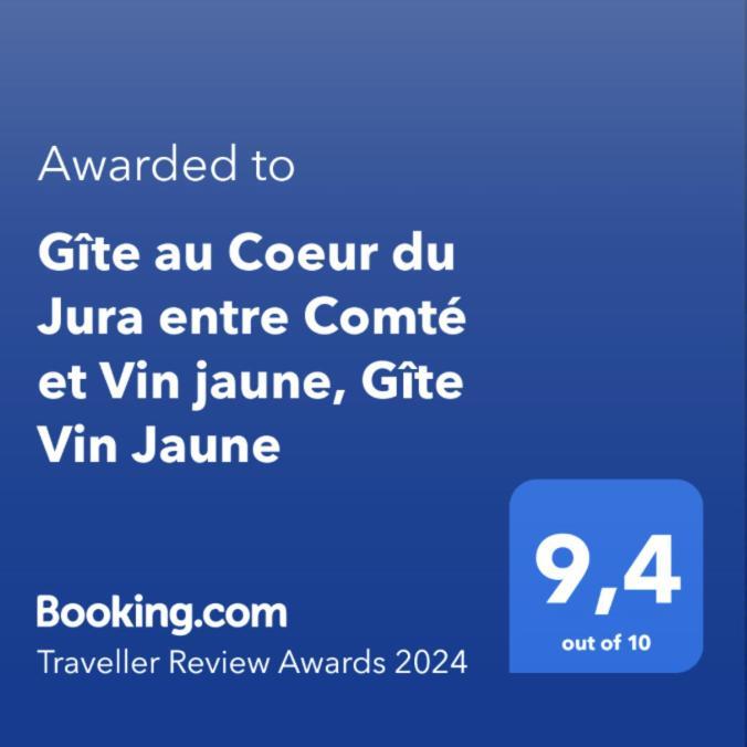 Gite Au Coeur Du Jura Entre Comte Et Vin Jaune, Gite Vin Jaune Chamole المظهر الخارجي الصورة